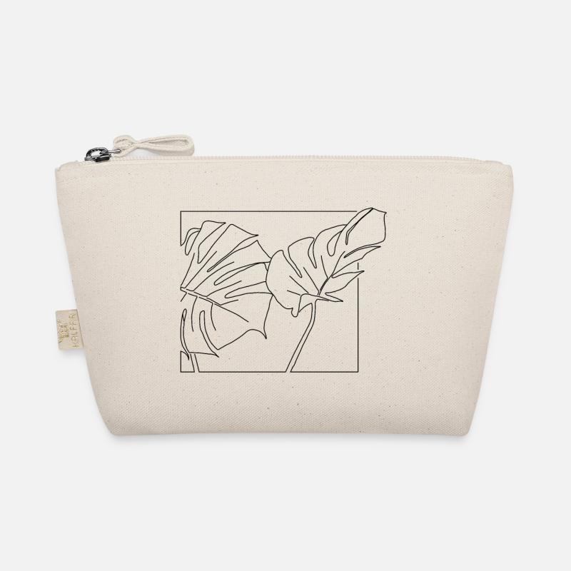 Monstera Leafs Organic Pouch
