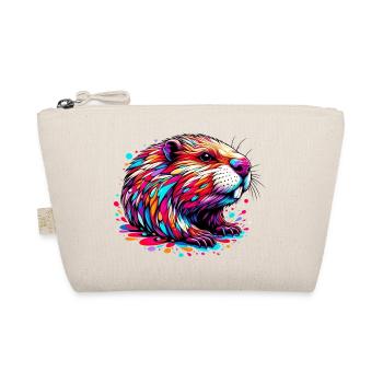 Beaver - Organic Pouch - nature - Front