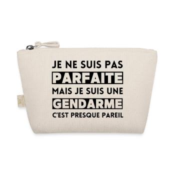 Je ne suis pas parfaite mais je suis gendarme - Trousse biologique - nature - Devant