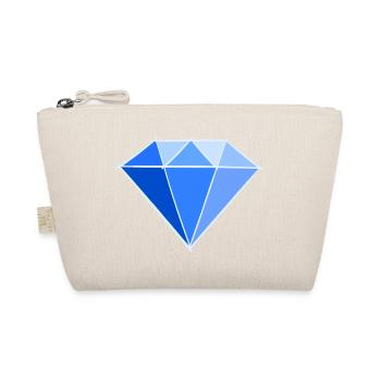 Gemstones: Sapphire Drawing / Symbol. Jewel. - Organic Pouch - nature - Front