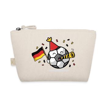 Football Fan Germany - Organic Pouch - nature - Front