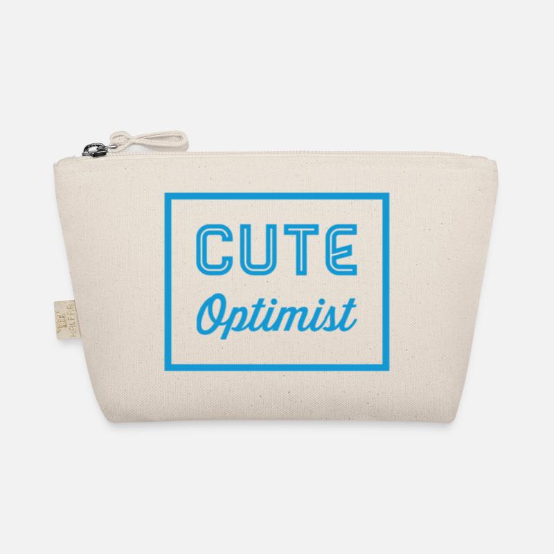 cute optimist children's gift idea Organic Pouch