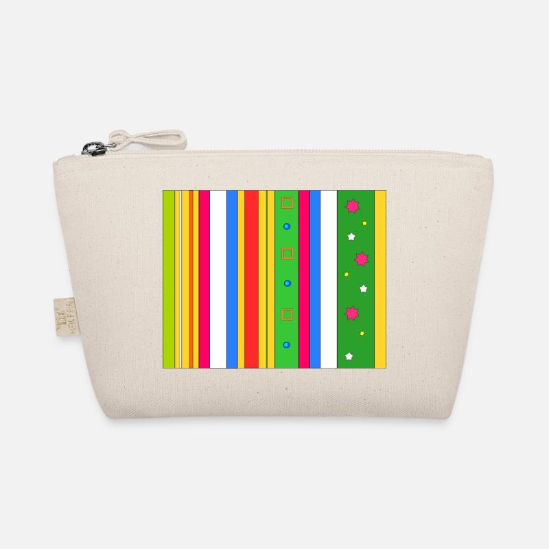 Patterns, stripes and shapes Organic Pouch