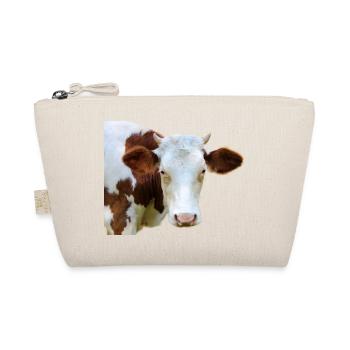funny cow cow head gift farmers farmers - Organic Pouch - nature - Front