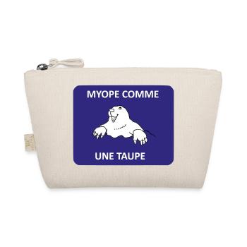 Short-sighted as a mole - Organic Pouch - nature - Front