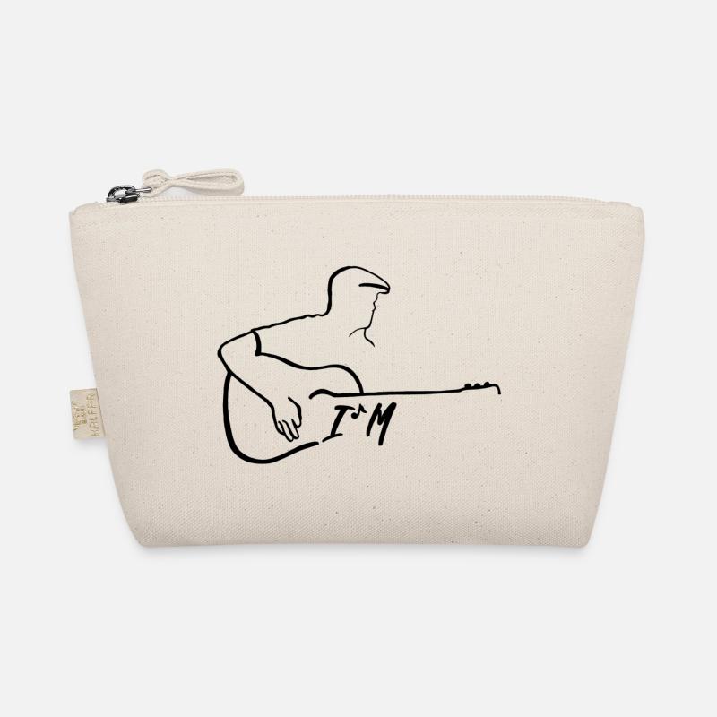 I´M guitar collection - Bio-Täschchen - Natur