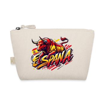 Espana Spain Bullen Design - Organic Pouch - nature - Front
