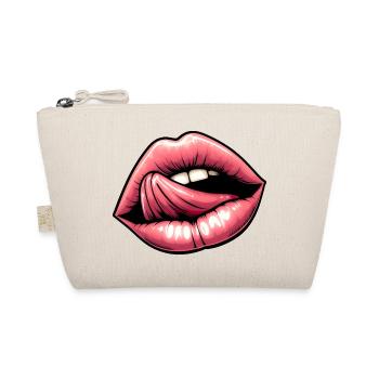 Jolies Lèvres Et Langue Sexy - Charme Sensuel - Trousse biologique - nature - Devant
