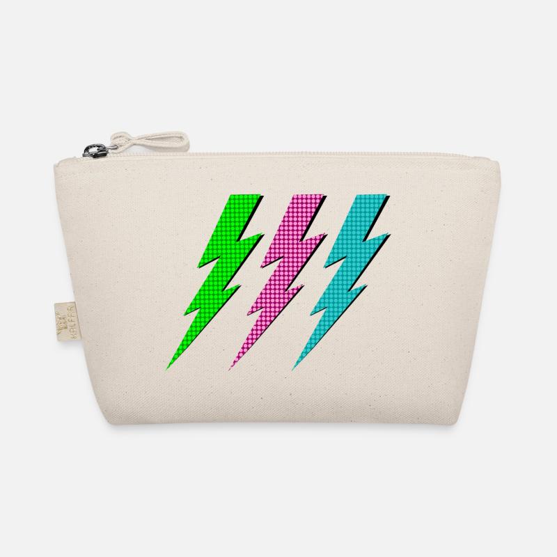 Drei Blitze Bio-Täschchen