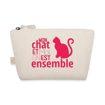 Mon chat et moi, on est ensemble ! - Trousse biologique - nature - Devant