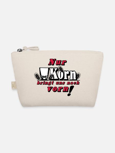 Korn , Party , Weizenkorn ,Nur Korn bringt uns(25) - Bio-Täschchen - Natur - Vorne