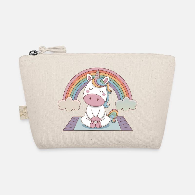 Yoga Einhorn Bio-Täschchen