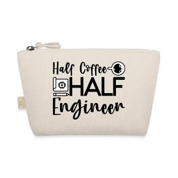 Half Coffee Half Engineer 4 - Bio-Täschchen - Natur - Vorne