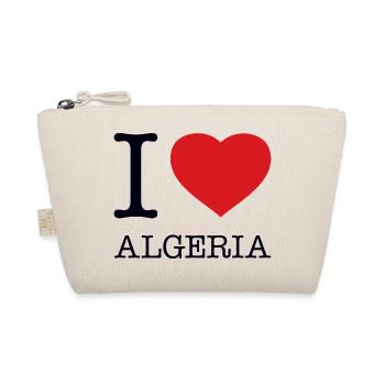 I LOVE ALGERIA Algerien - Organic Pouch - nature - Front