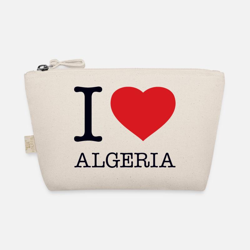 I LOVE ALGERIA Algerien Organic Pouch