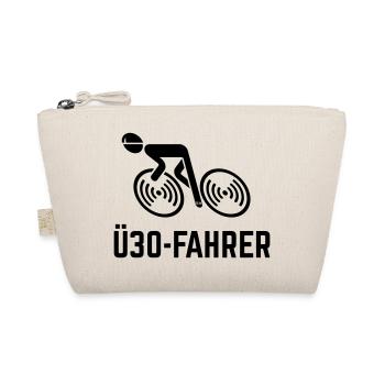 Ü30-Fahrer (Rennradfahrer / Rennrad / Fahrrad / B) - Bio-Täschchen - Natur - Vorne