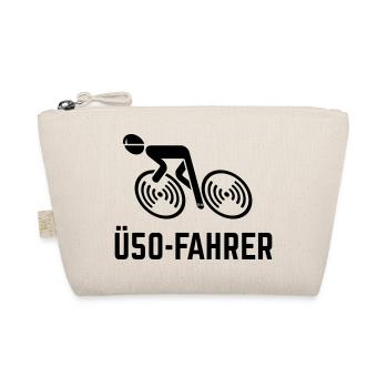 Ü50-Fahrer (Rennradfahrer / Rennrad / Fahrrad / B) - Bio-Täschchen - Natur - Vorne