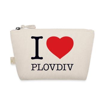 I LOVE PLOVDIV - Organic Pouch - nature - Front