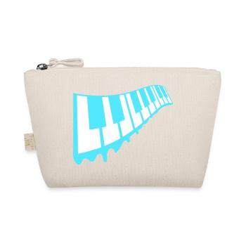Graffiti Drop Piano Keys DJ Musical Instrument - Organic Pouch - nature - Front