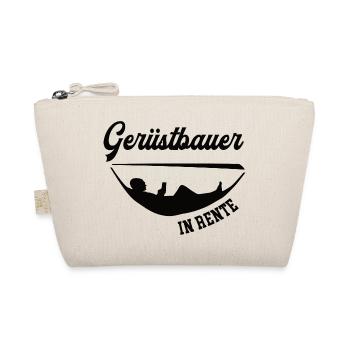 Gerüstbauer in Rente Rentenbeginn Gerüstbau - Bio-Täschchen - Natur - Vorne