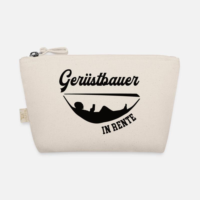 Gerüstbauer in Rente Rentenbeginn Gerüstbau - Bio-Täschchen - Natur