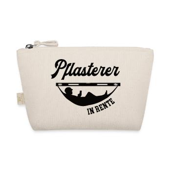 Pflasterer in Rente Rentenbeginn Pflasterei Chef - Bio-Täschchen - Natur - Vorne