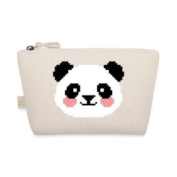 Panda 8 bits - Trousse biologique - nature - Devant