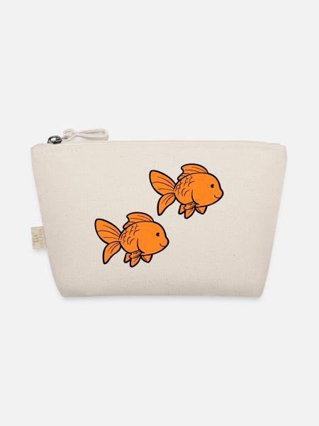 Fish Goldfish - Organic Pouch - nature - Front