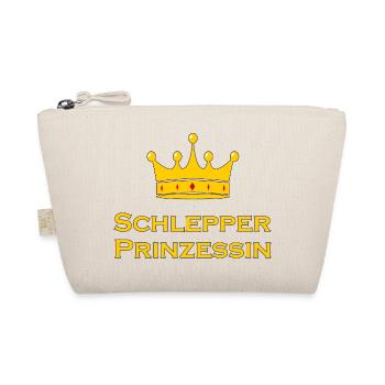 Schlepper Prinzessin – Krönendes Design - Bio-Täschchen - Natur - Vorne