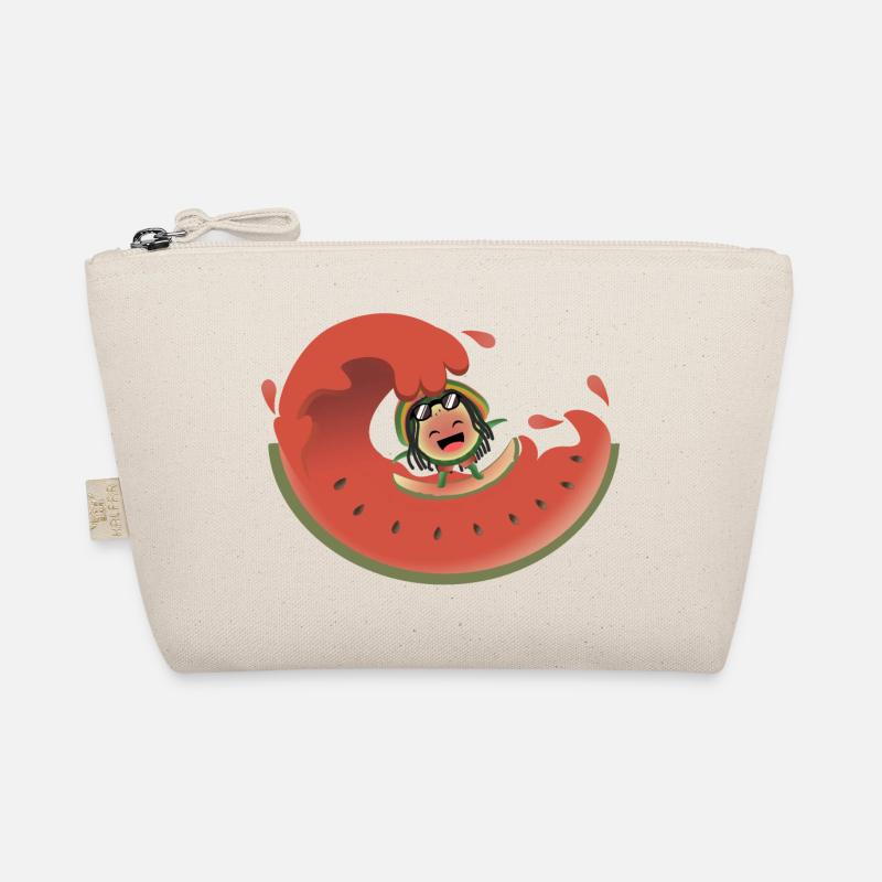 Surfing watermelon Organic Pouch