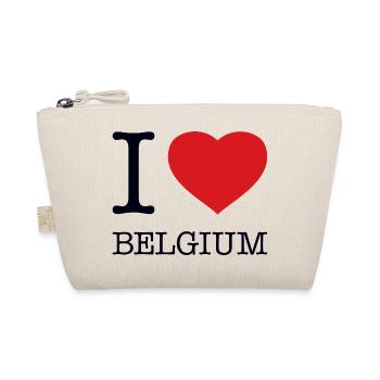 I LOVE BELGIUM - Organic Pouch - nature - Front