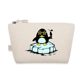 Beach Penguin Floe - Organic Pouch - nature - Front
