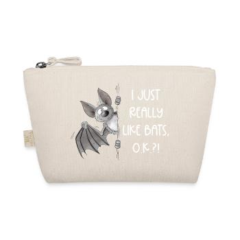 I Just Really Like Bats I Bat Flying Fox - Organic Pouch - nature - Front