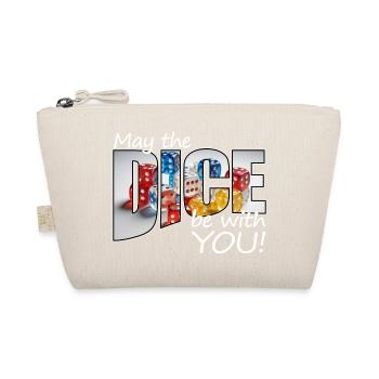 Boardgamer - May the dice be with you! - Organic Pouch - nature - Front