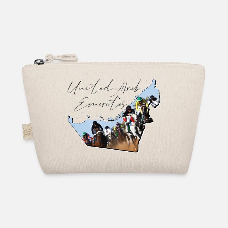(UAE) Emirates Map Framed Horse Racing EN Organic Pouch