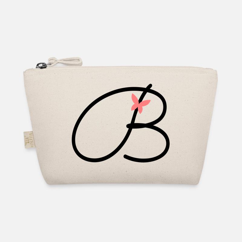 Buchstabe B Anfangsbuchstabe Schmetterling Bio-Täschchen