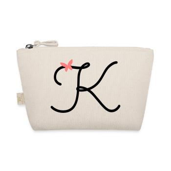 Buchstabe K Schmetterlingsbuchstabe - Bio-Täschchen - Natur - Vorne