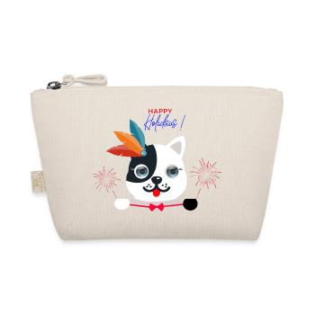 Greetings from a blue-eyed cat. - Organic Pouch - nature - Front