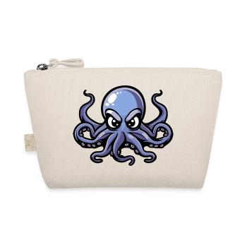 Oktopus Comic - Bio-Täschchen - Natur - Vorne