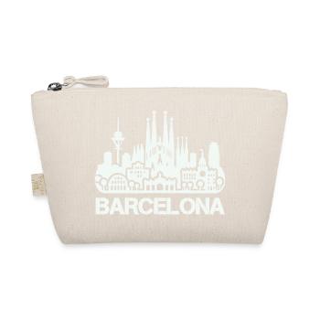 barcelona skyline - Bio-Täschchen - Natur - Vorne