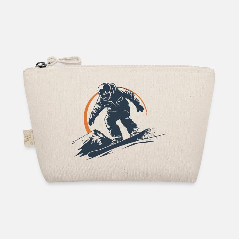 Graphique du snowboarder Trousse biologique