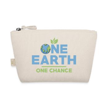 One Earth One Chance Planet Environmental Earth Da - Organic Pouch - nature - Front