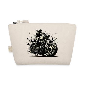 Motorcycle, V2, Retro Motorcycle - Bio-Täschchen - Natur - Vorne