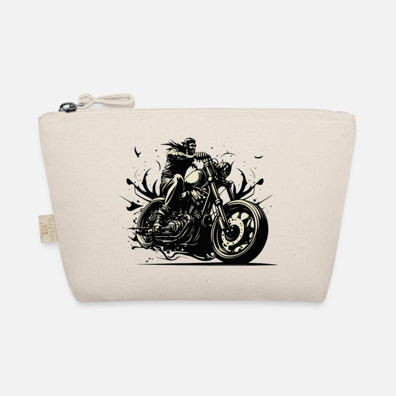 Motorcycle, V2, Retro Motorcycle Bio-Täschchen