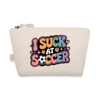 I Suck At Soccer 11 - Bio-Täschchen - Natur - Vorne