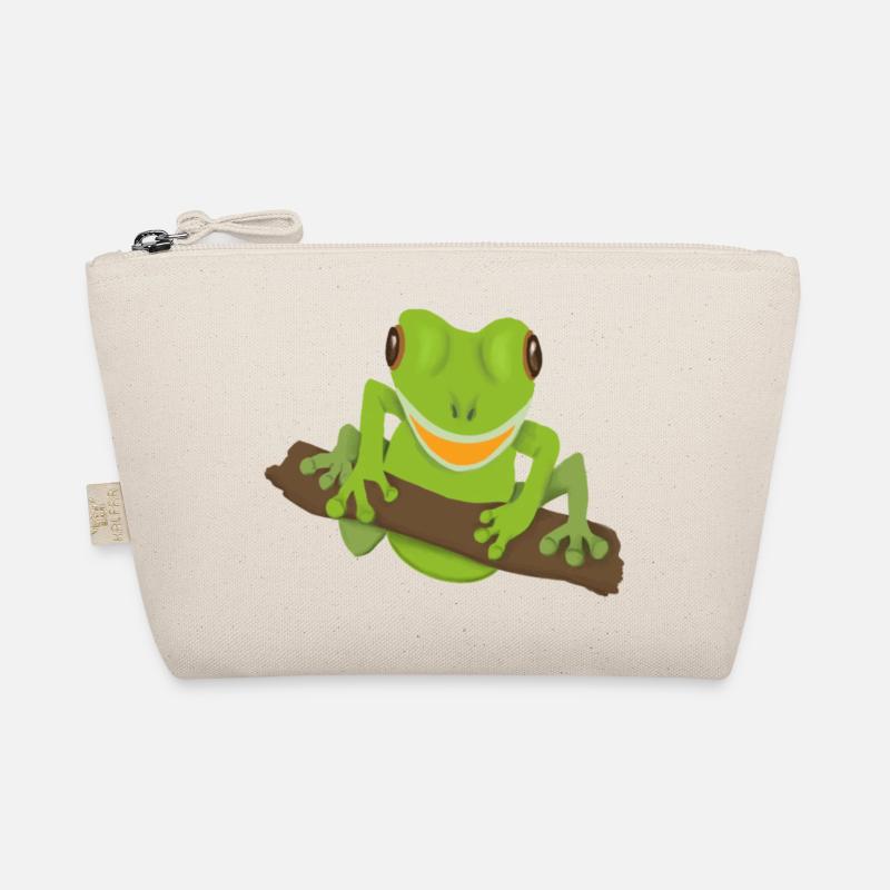 lachender Frosch Bio-Täschchen