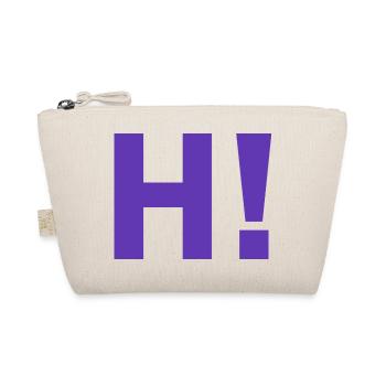 H exclamation mark - Organic Pouch - nature - Front