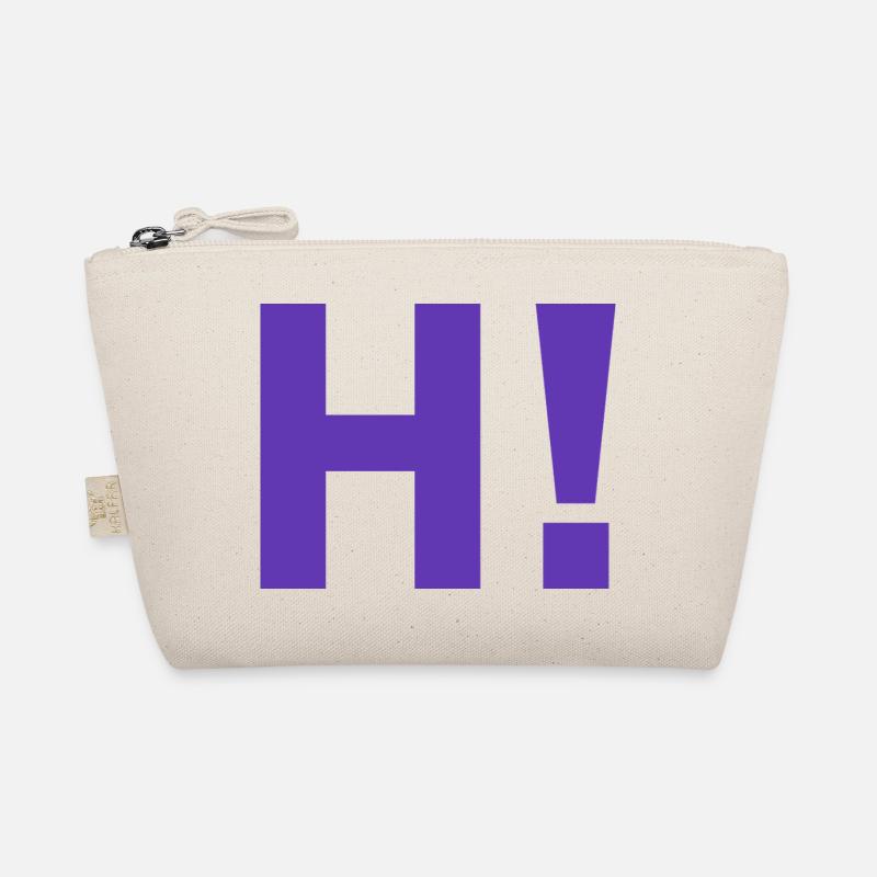 H exclamation mark Organic Pouch