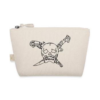 skull - Organic Pouch - nature - Front