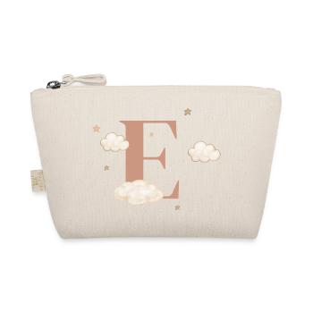 Letter e clouds stars - Organic Pouch - nature - Front